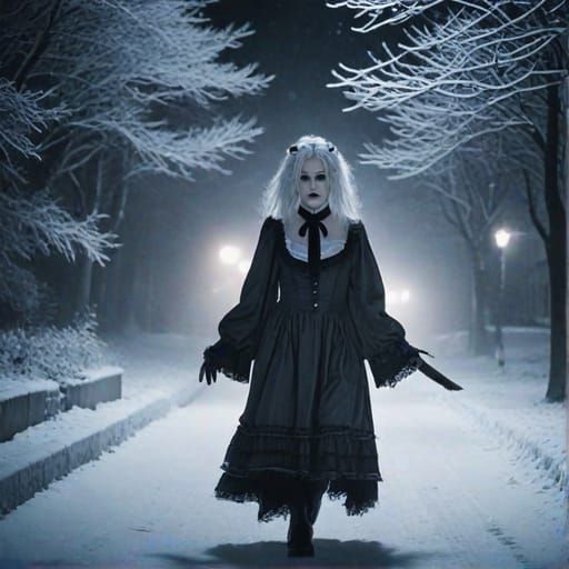 Real world photorealistic photo photography photo style present day 2024 real world picture of The Scariest darkest most evil vicious angry...