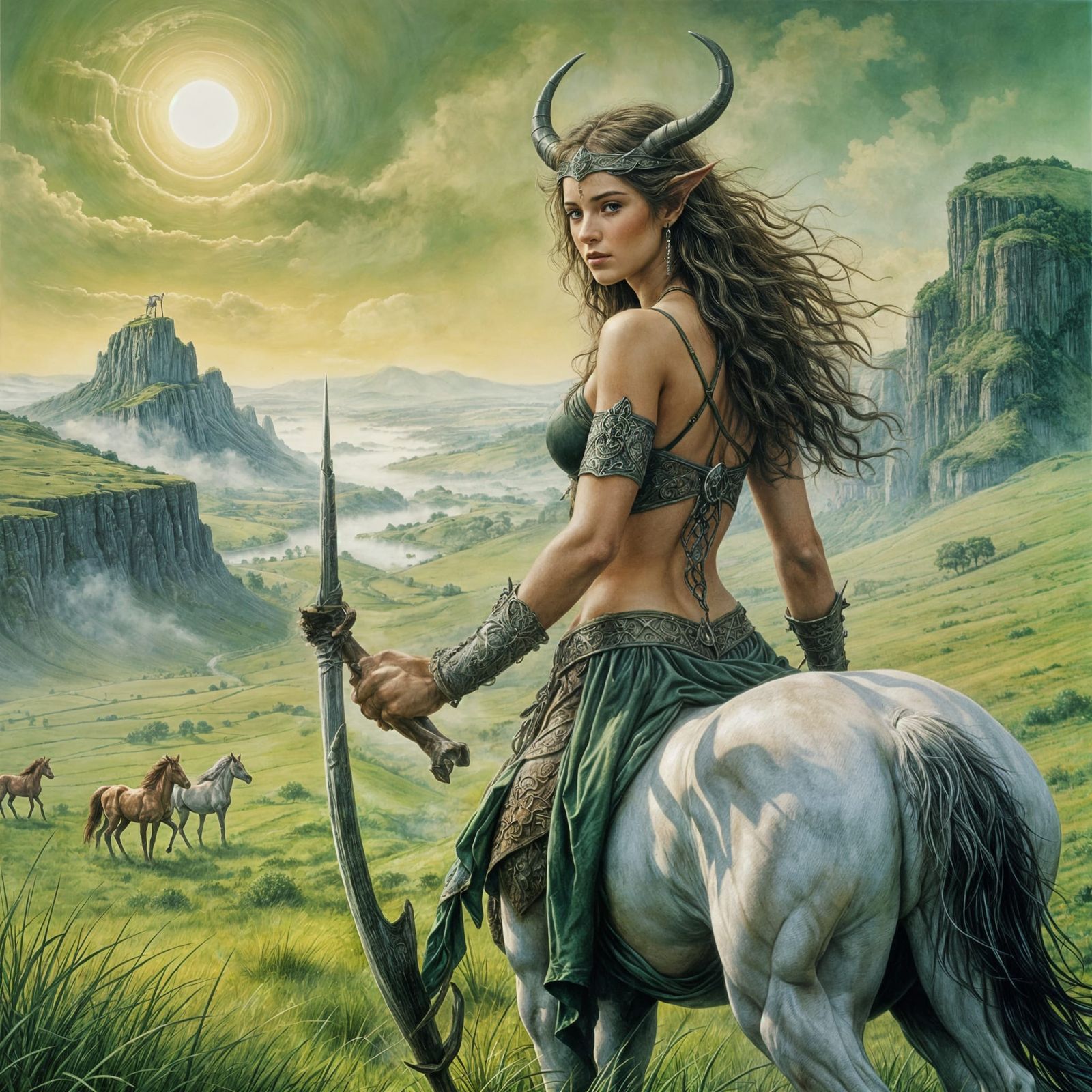 Centaur on the plains  by @ShclasH