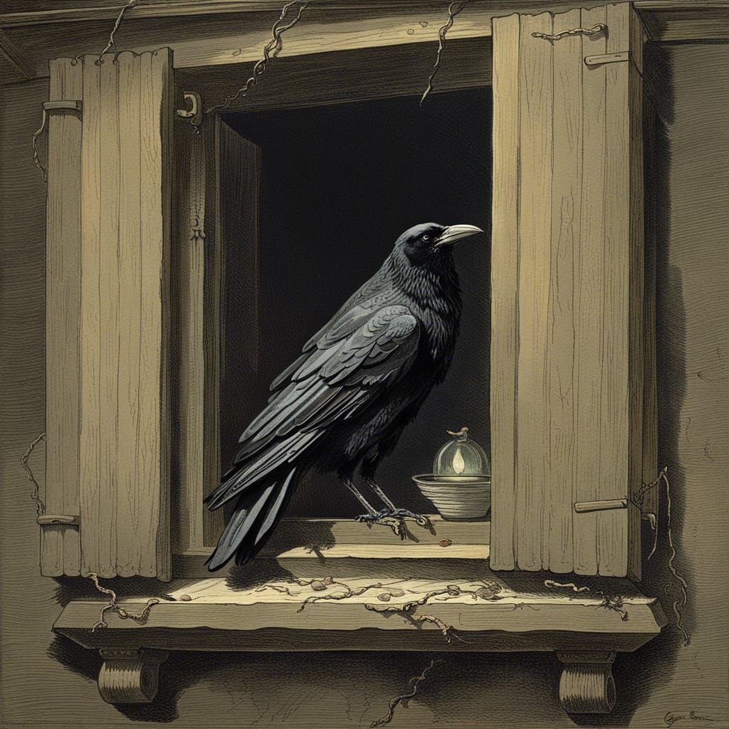 Take thy beak from out my heart....