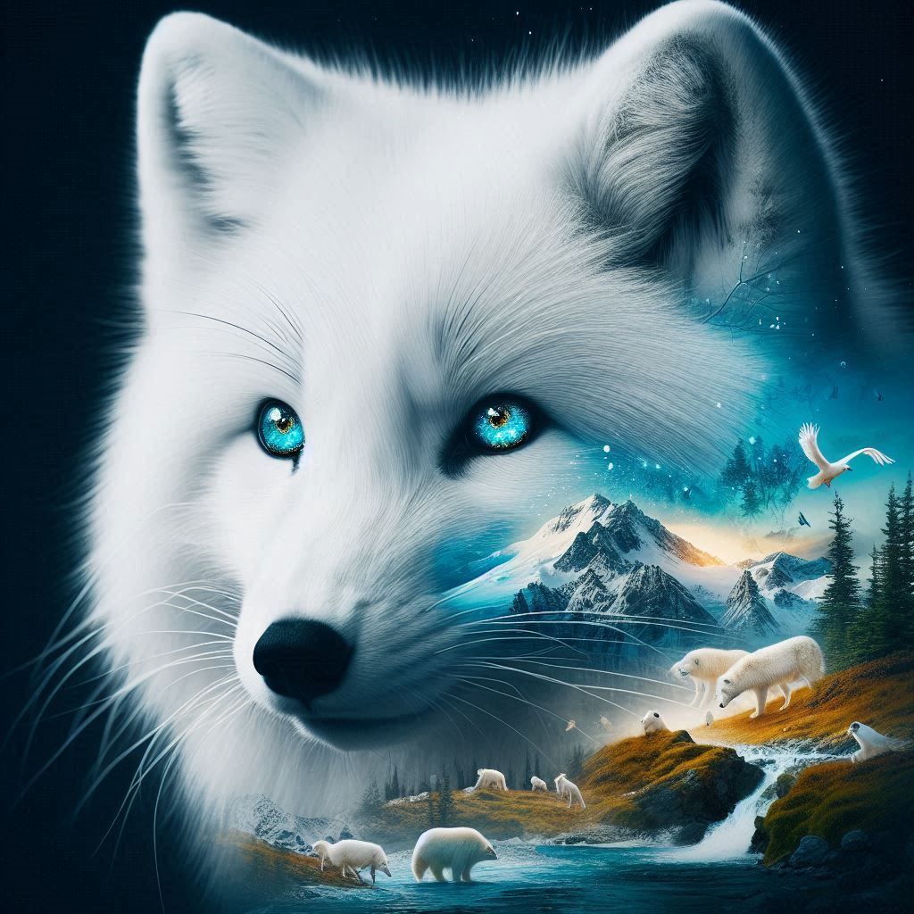 Snow White Arctic Fox #2