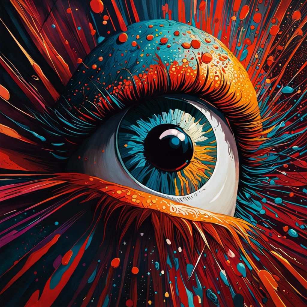 Paint Eyeball AI Generated Artwork NightCafe Creator