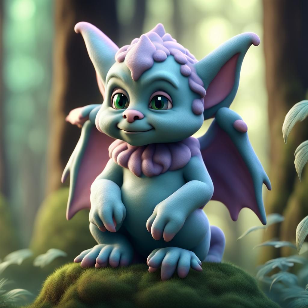 Baby Gargoyle - AI Generated Artwork - NightCafe Creator