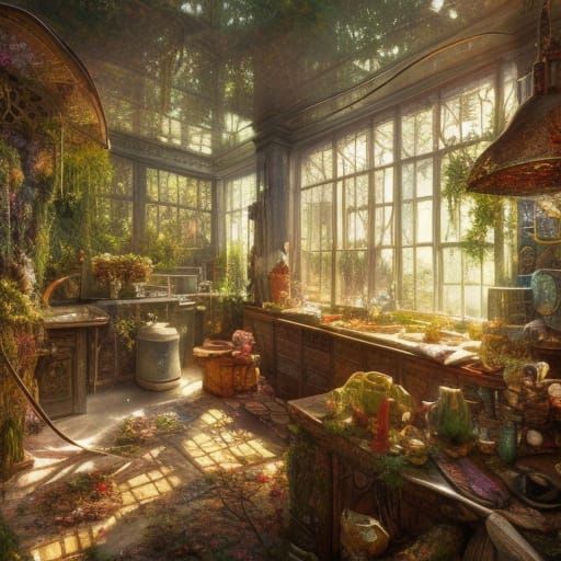 The Garden Room  by @RedPixie