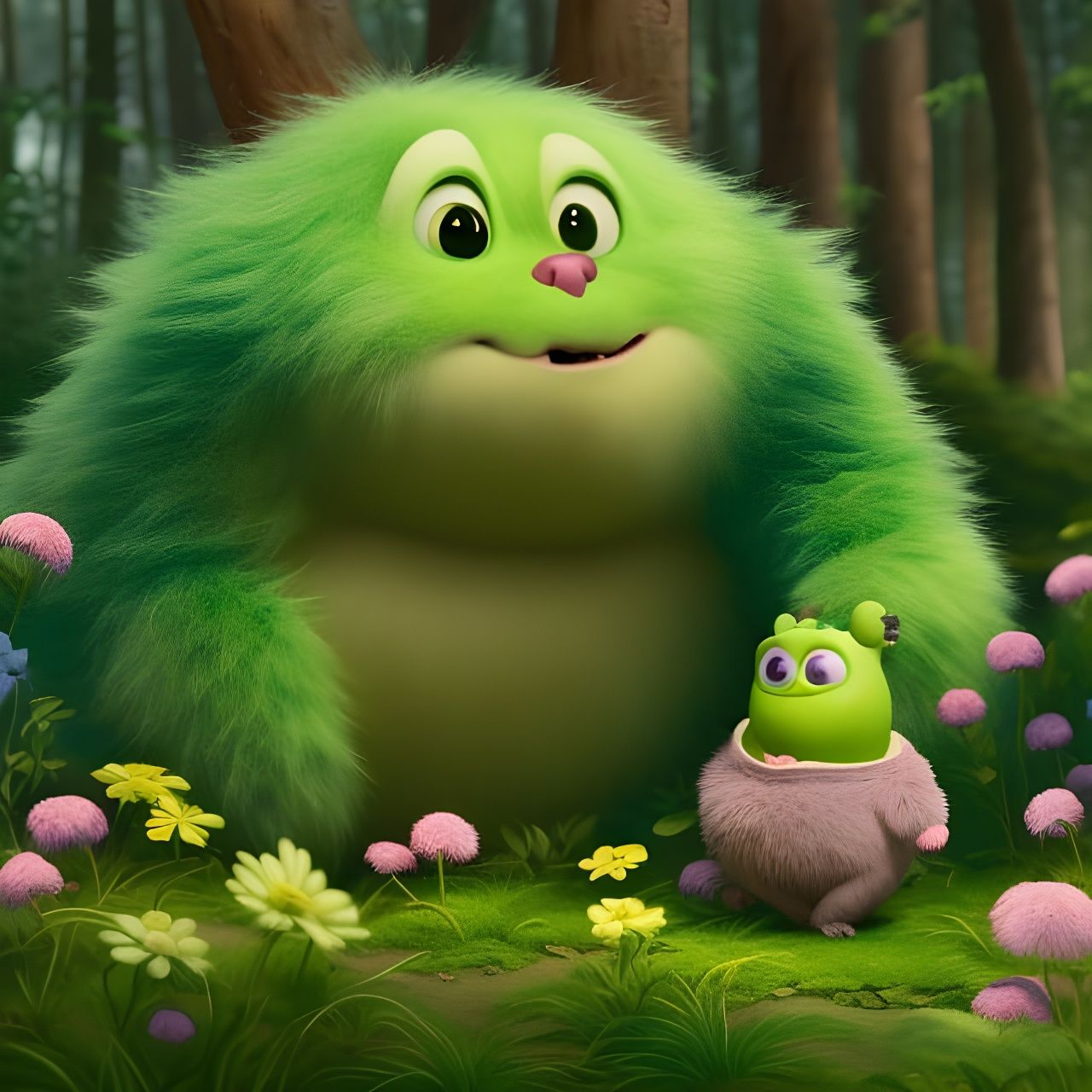 Merry Monster Land  by @StockVixen