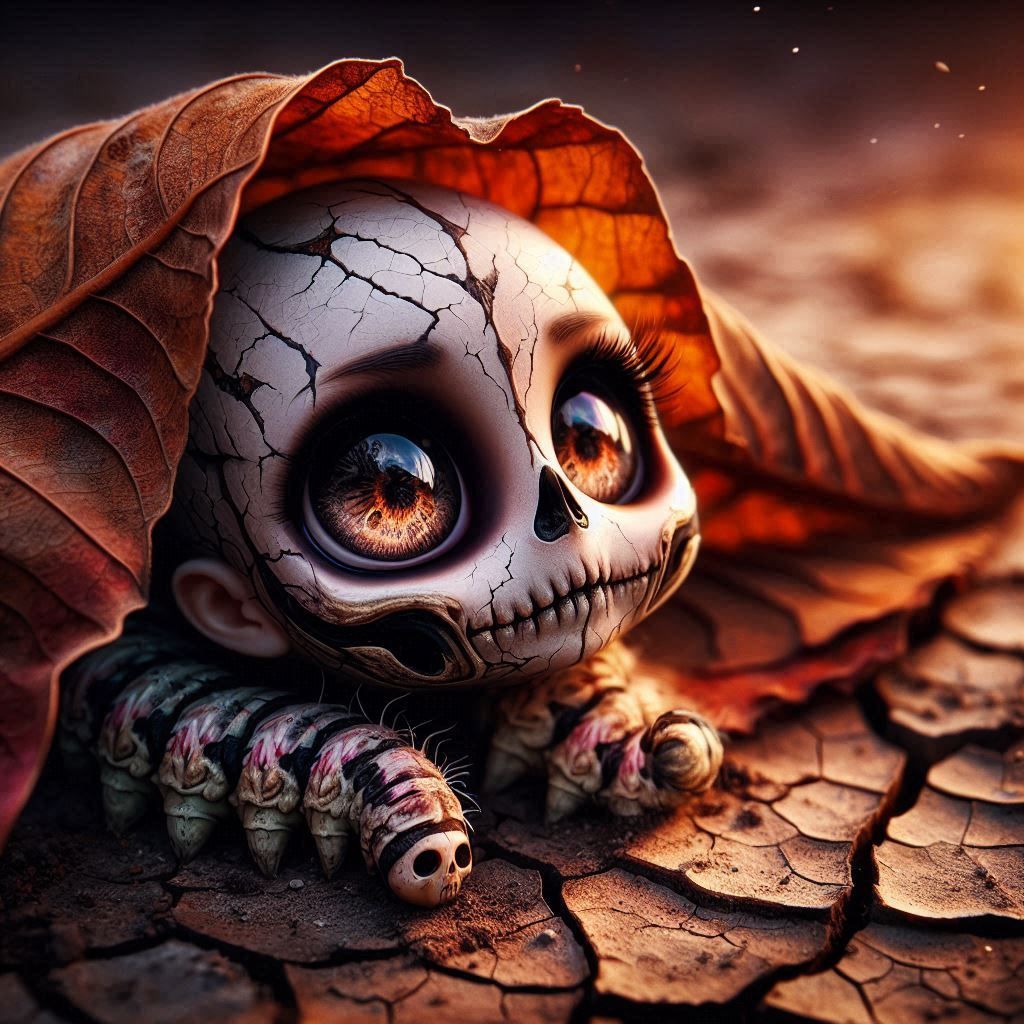 Tiny Baby Caterpillar