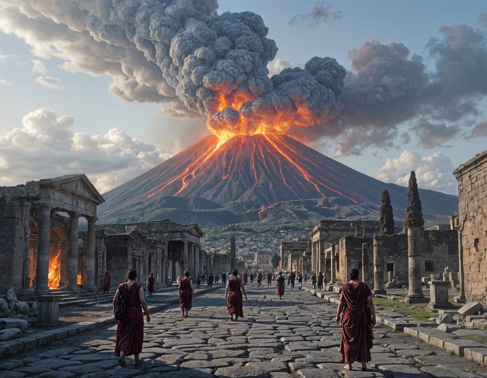 Pompeii.  by @Pigsy