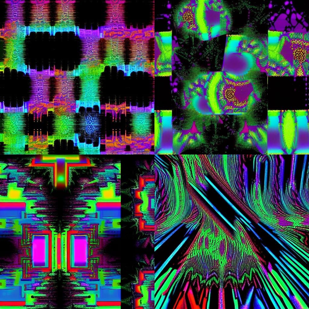 Psychedelic glitch