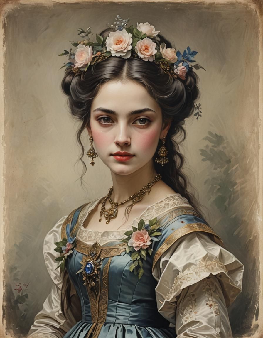 A beautiful young lady