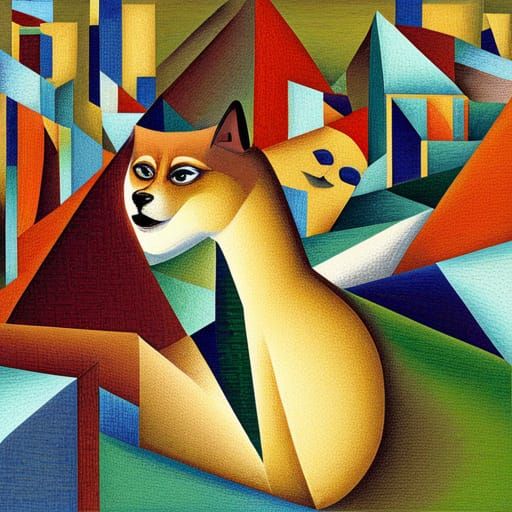 Abstract Shiba