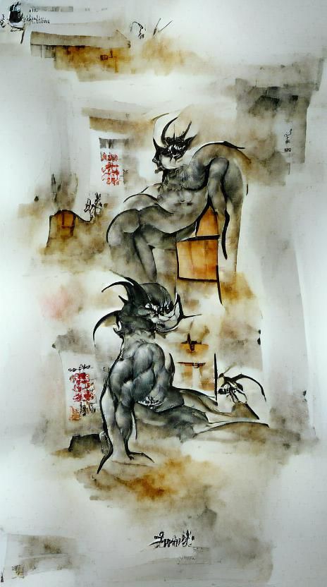 Biyan devil uses crooked dwelling