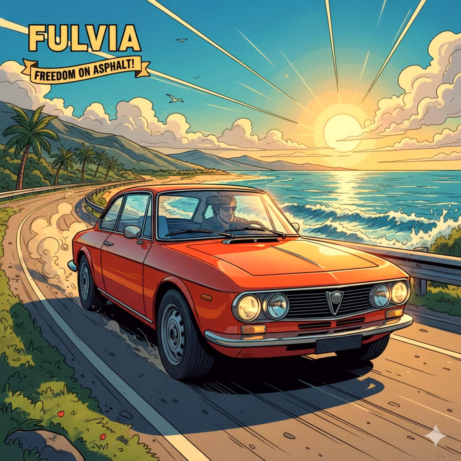 Lancia Fulvia, Classic Advertisement