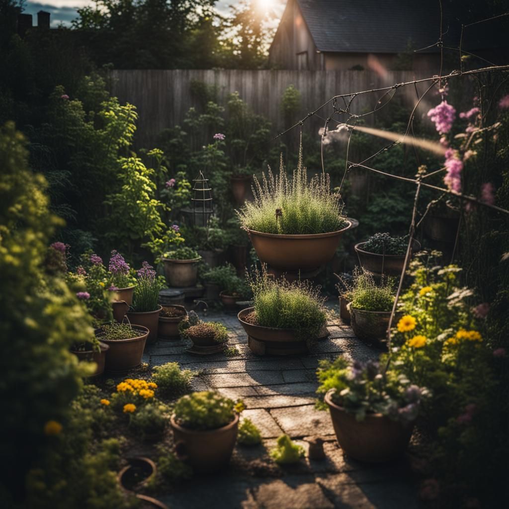 Urban garden for witches’ cats
