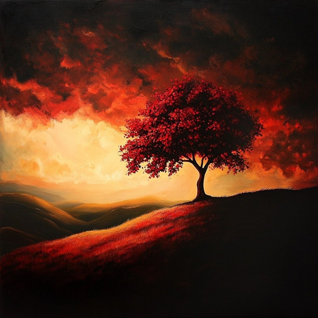 Crimson Landscape