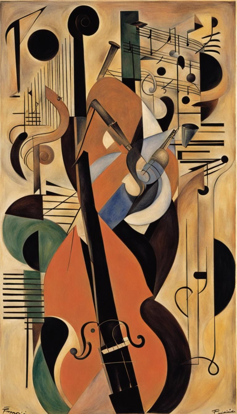 Music by Francis Picabia - AI Generated Artwork - NightCafe Creator