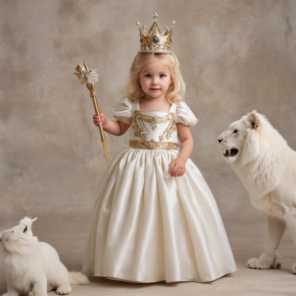 Blonde headed 4 year old, blonde princess, sparkling crown, ...