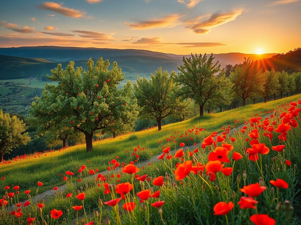 Provence Hillside  by @Brian