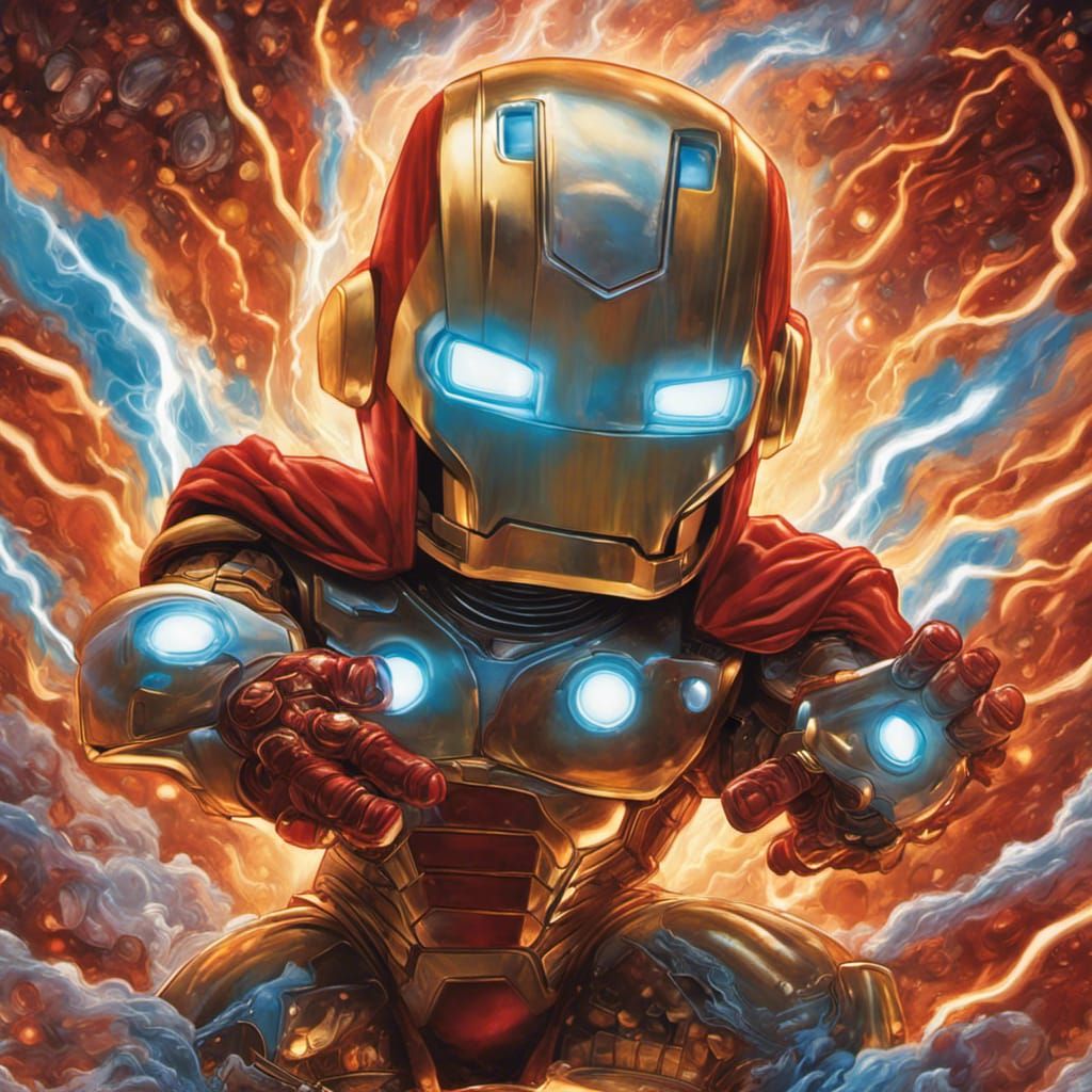 Iron Kid AI Generated Artwork NightCafe Creator