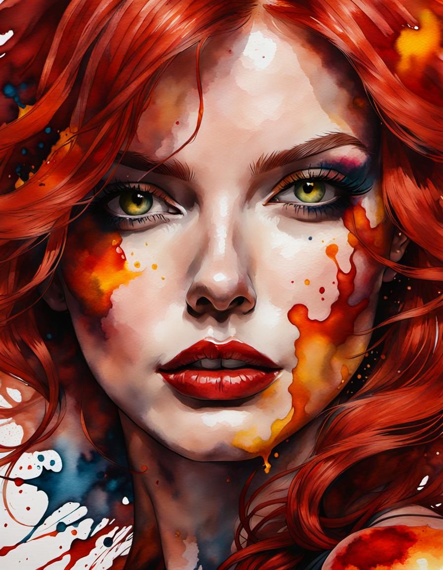 Red-head beauty