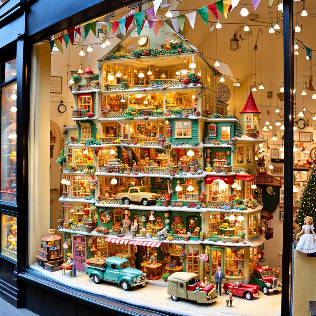 Toy Shop Window Displays - AI Generated Artwork - NightCafe Creator