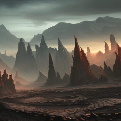 Desolate wasteland