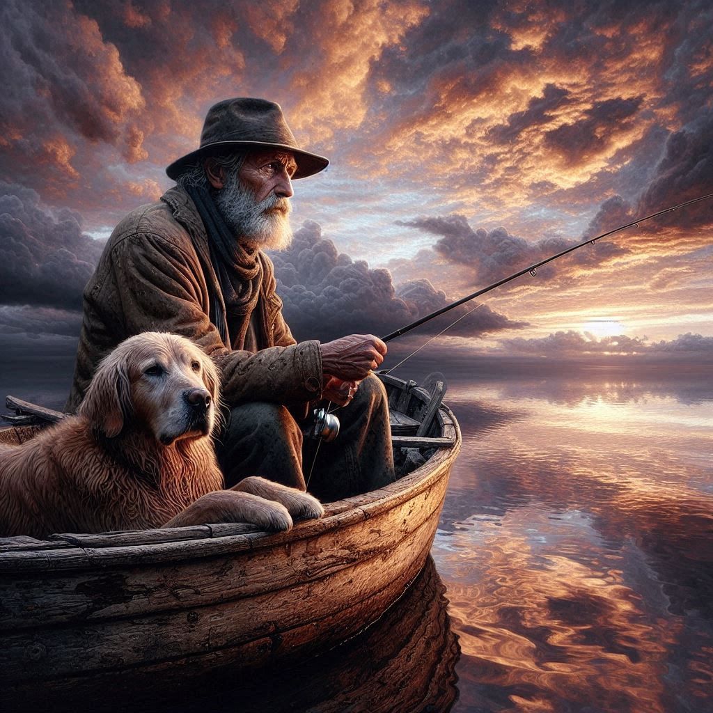The Fisherman 😊😁🐶