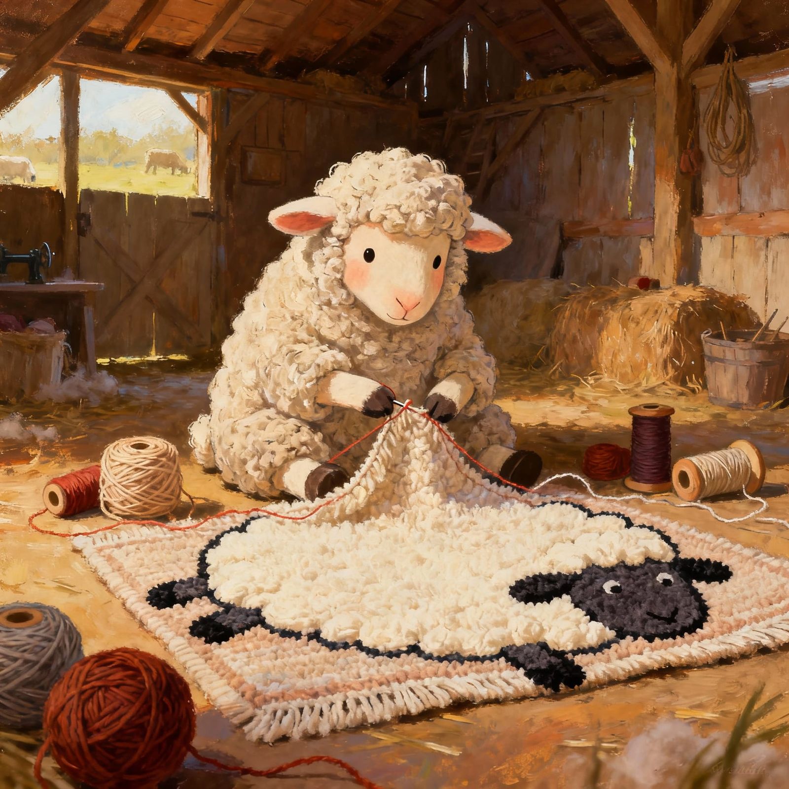 Putting that extra wool to good use  by @forge4ward