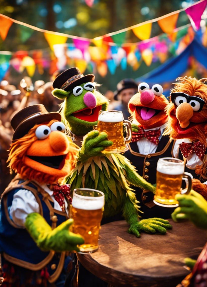 Having a Blast at Oktoberfest with Friends  by @Helek Shun