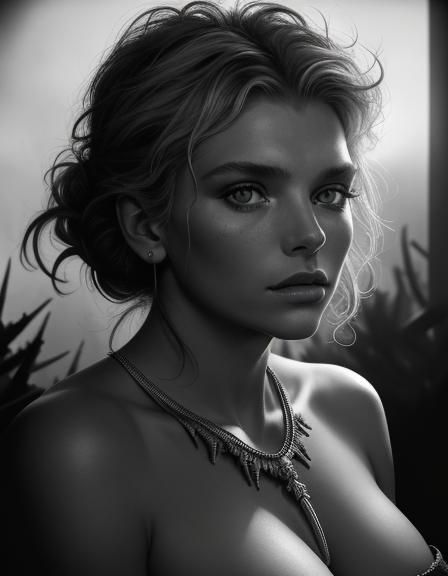 portrait in shadows