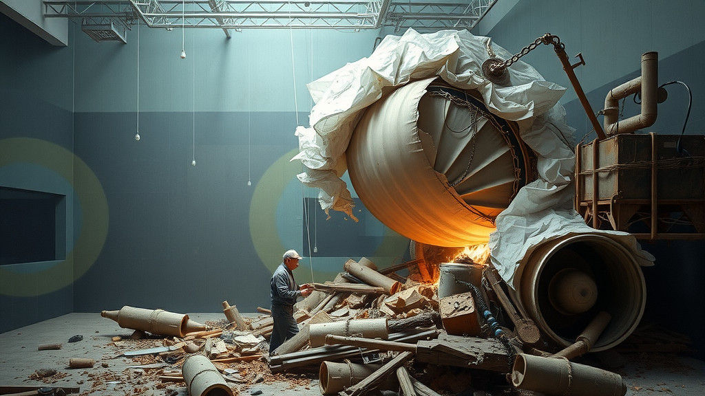 Surreal Rogue Wave Test Tube Baby Art