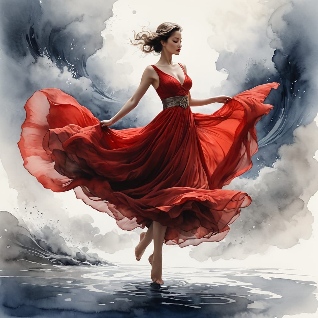 Danse en rouge