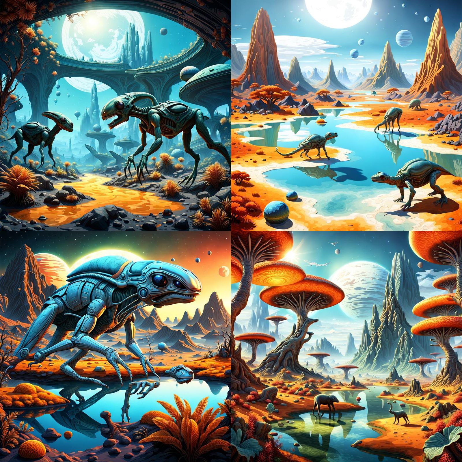 An alien world