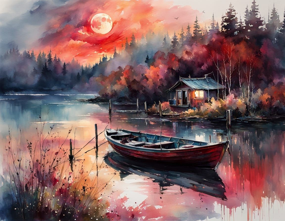 Lake of Solitude: A serene haven of peace.