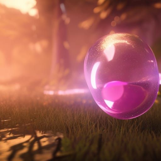 Pink bubbles