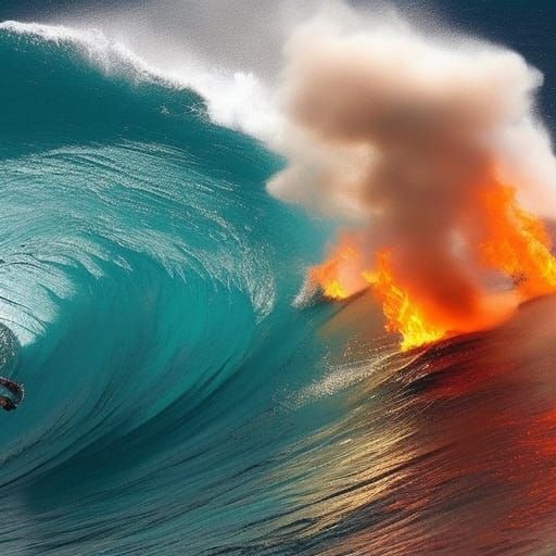 🌊🔥💀🔥🌊