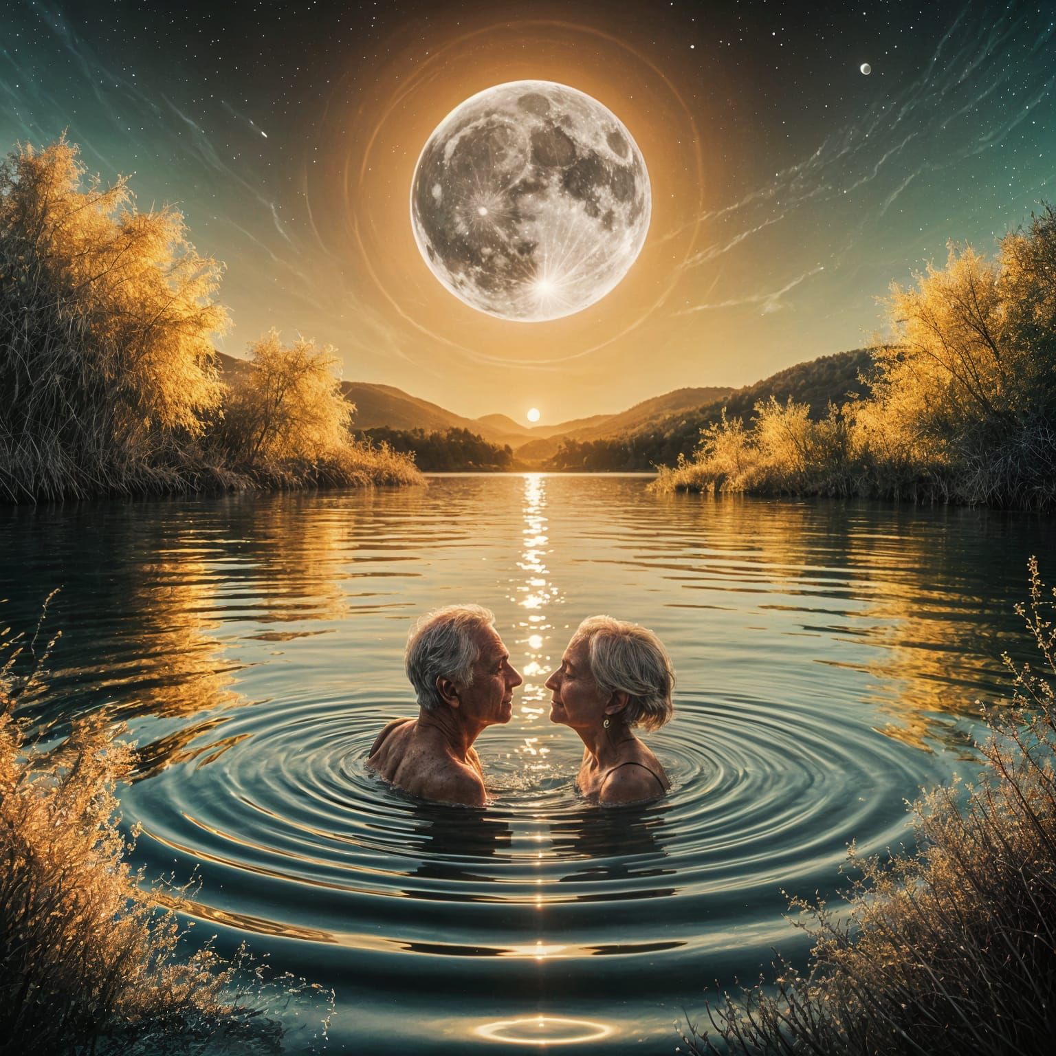 Never too old for midnight skinny dipping   by @Tilted25