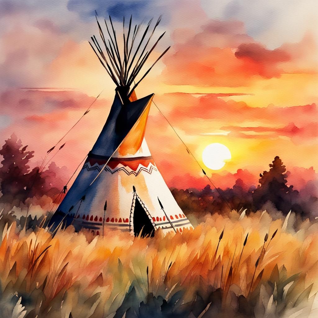 Teepee - AI Generated Artwork - NightCafe Creator