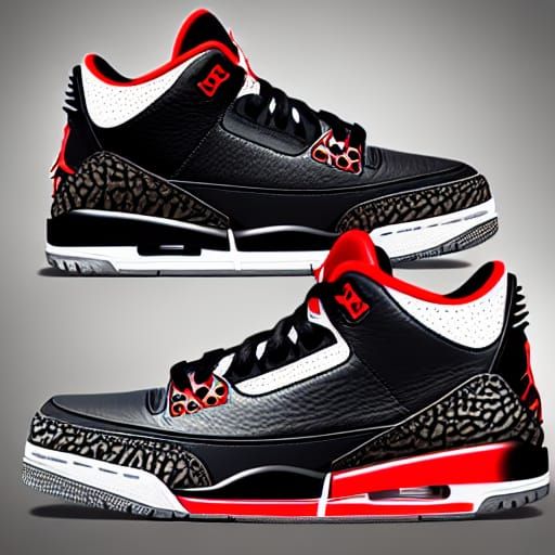 Black and red outlet 3s