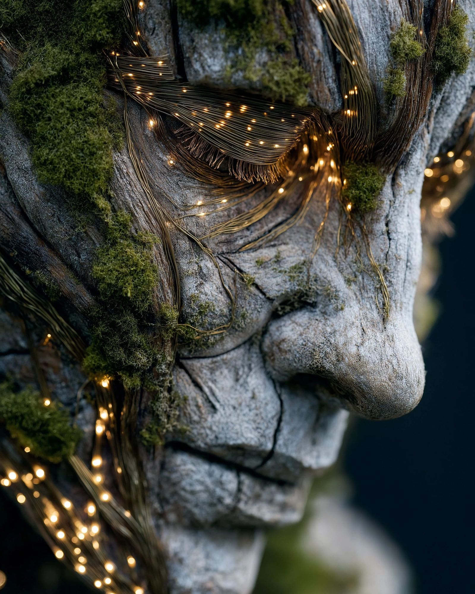 Gnarled Wood, Fiber Optics