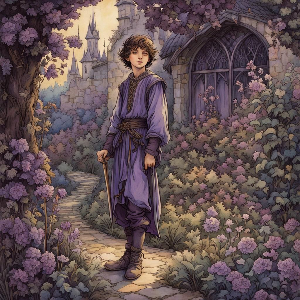 So Purple-born That They Give Him No Other Color In The Gard...