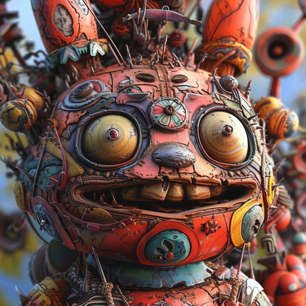 Totoro Kachina Doll