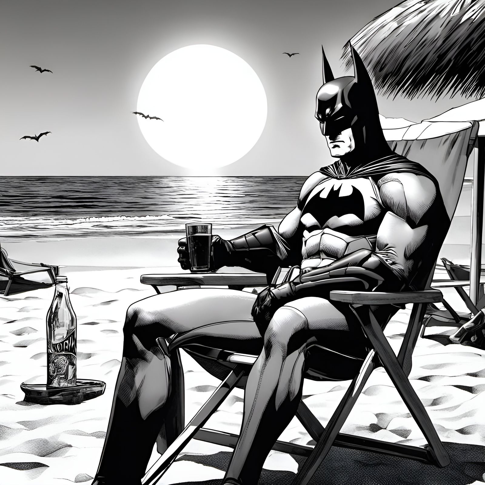 Alfred: Smile For The Camera. Bruce: I am!!!