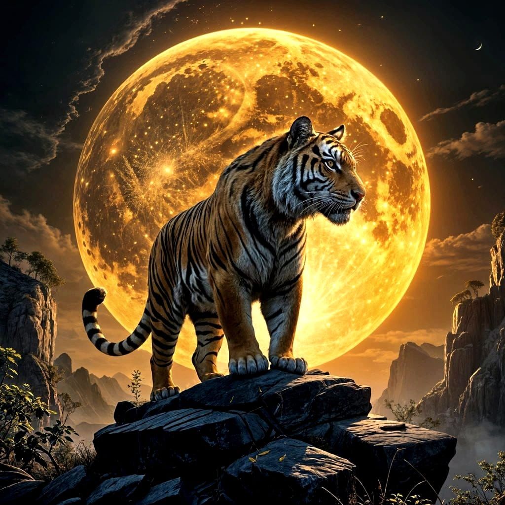 Golden Tiger II  by @Mr_Anime Manga