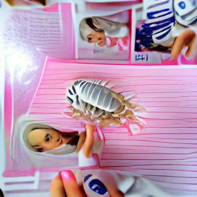 An Isopod Barbie Doll beautiful