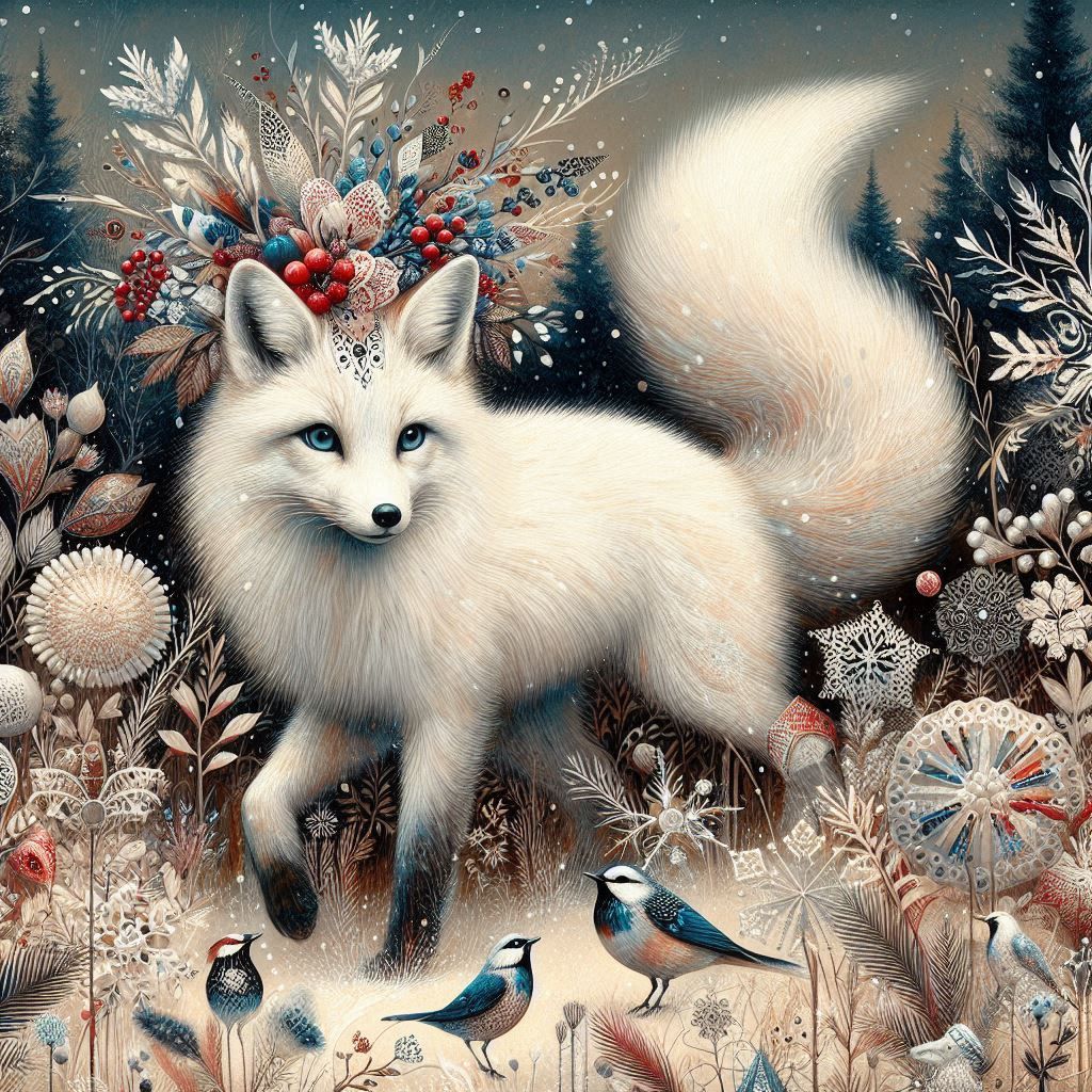 Winter fox