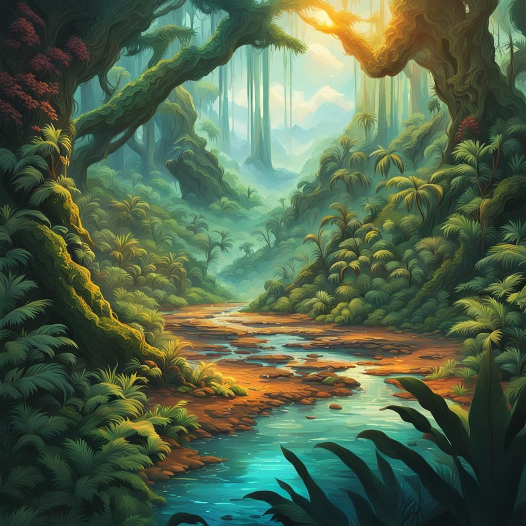 Vast Jungle landscape