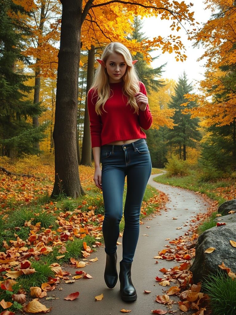 A great day for a walk in the woods