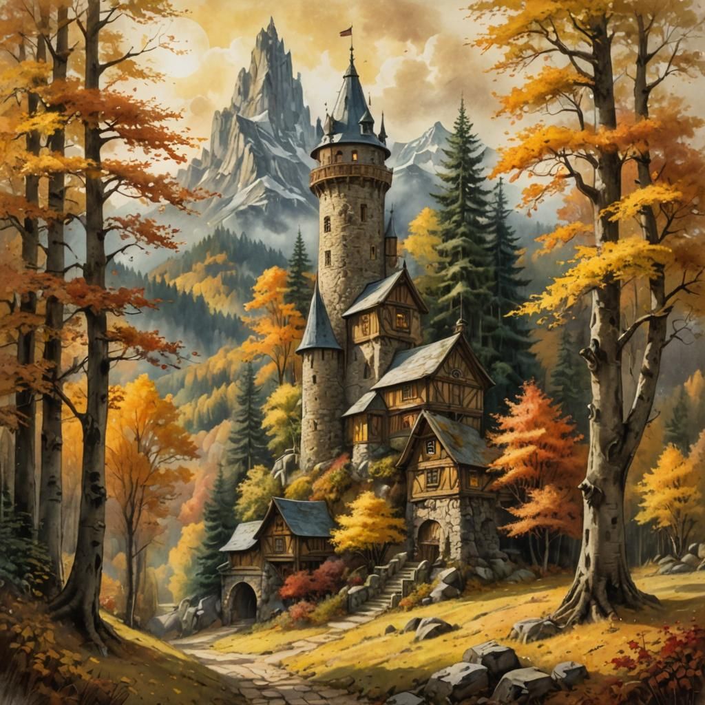 Enchanted Tower  by @atpollard