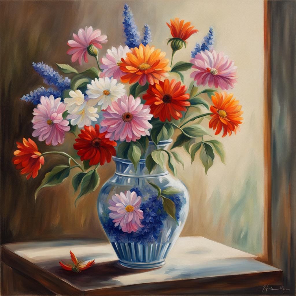 Still life Flower Vase.