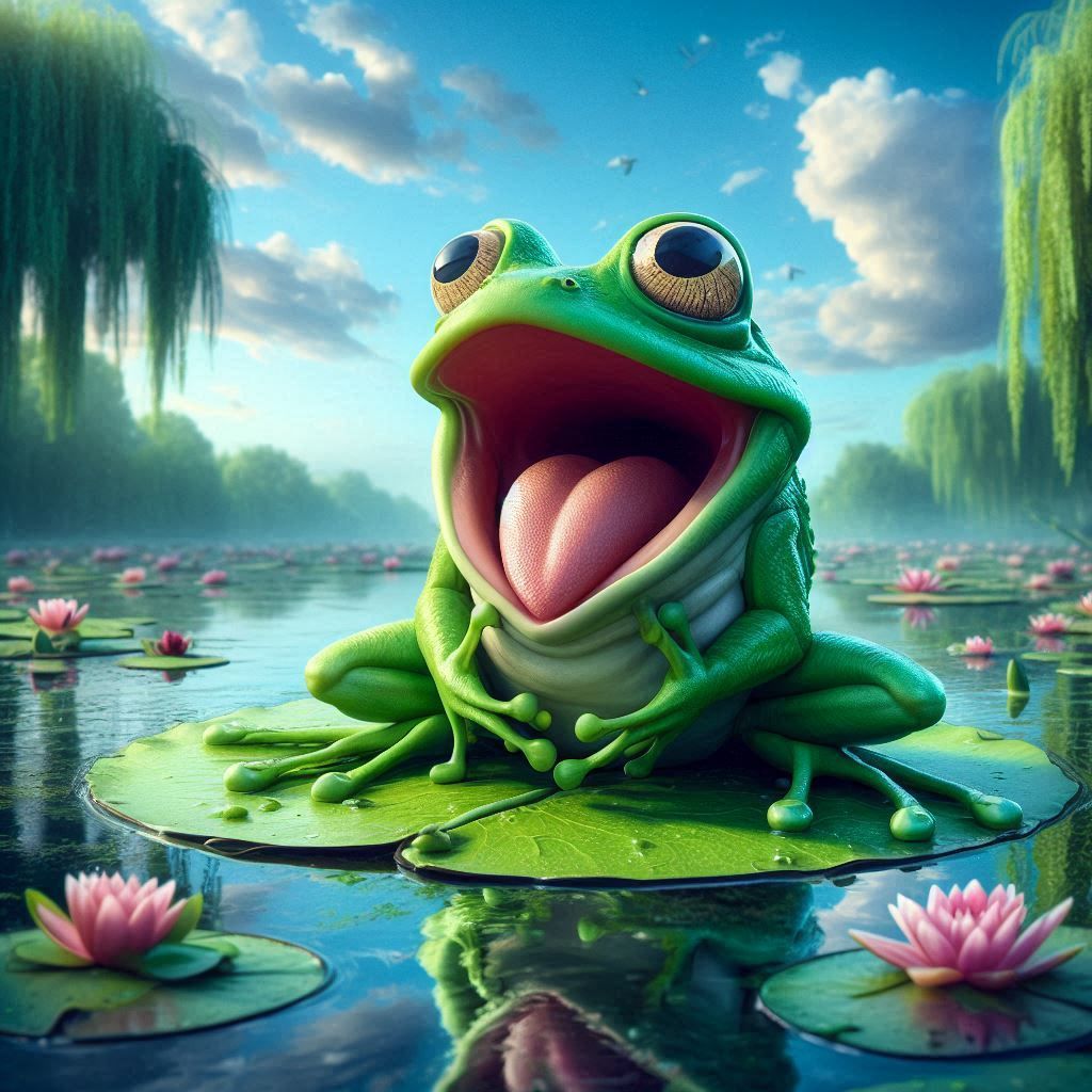 Surprised Frog 6