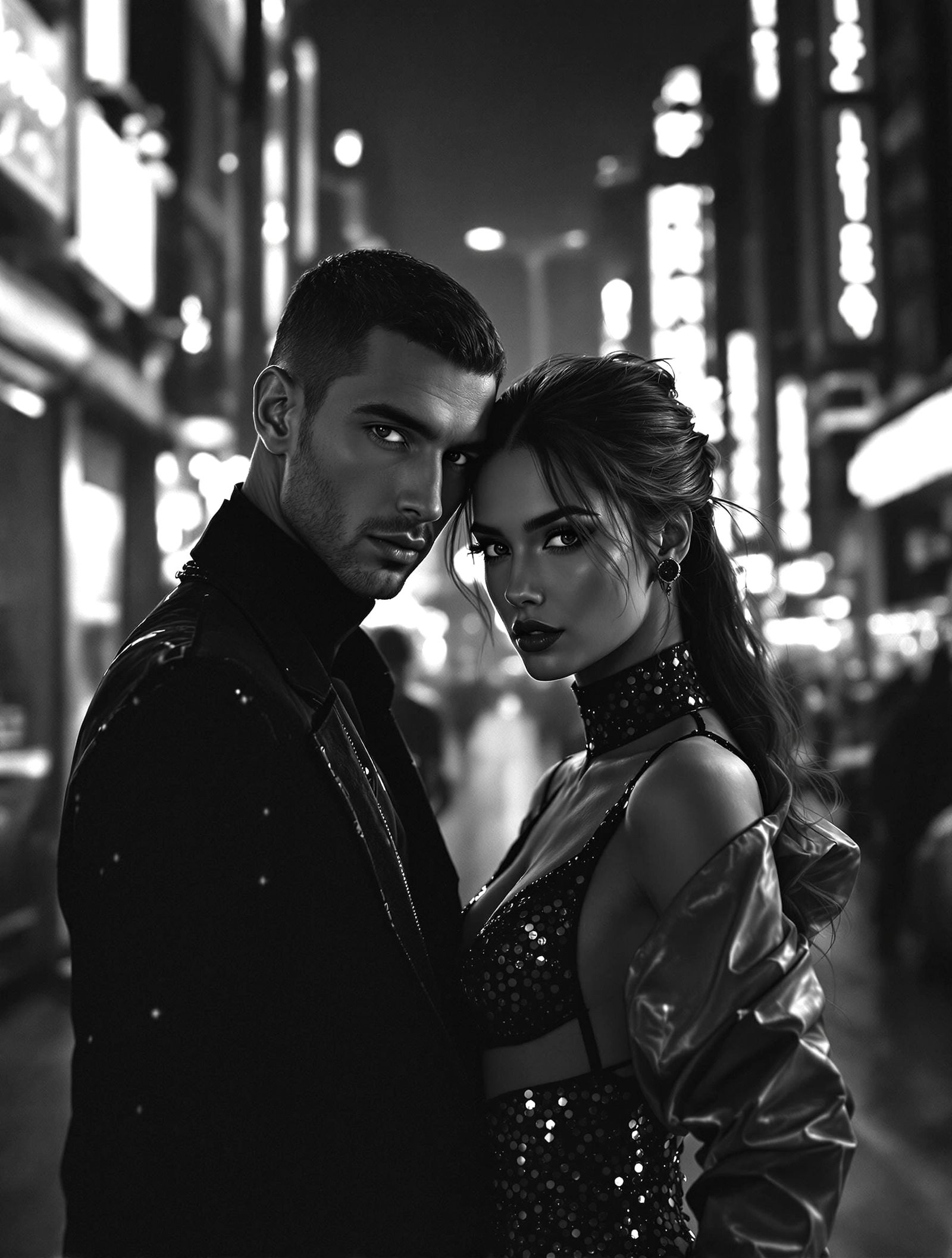 Black and white neonoir